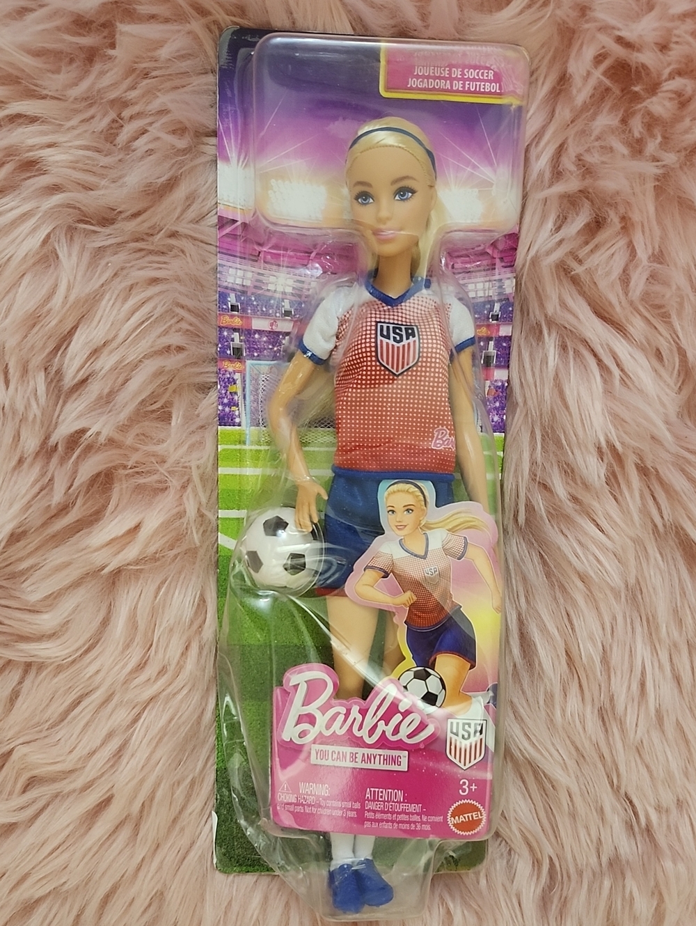Brand New MATTEL BARBIE SOCCER PLAYER DOLL